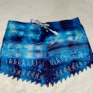 Tie dye 100% cotton shorts